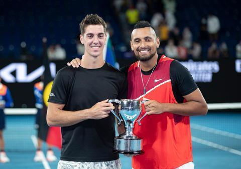 关于澳大利亚网球队力克西班牙网球队，克耶高斯送出助攻的信息