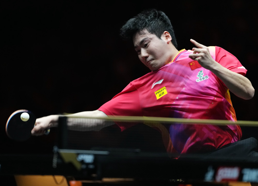 包含中国乒乓球队鏖战比利时乒乓球队，马龙高光表现的词条